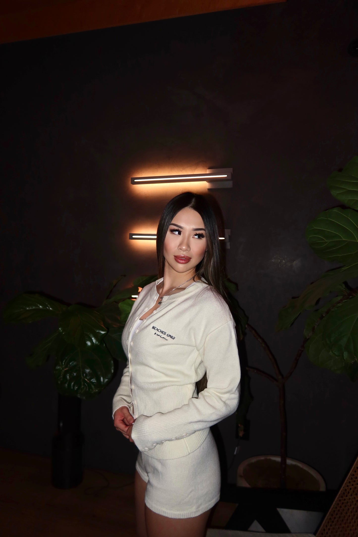 Creme Knit Lounge Set