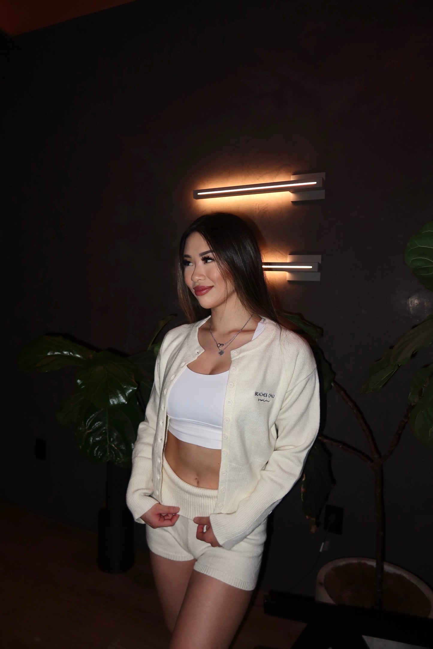 Creme Knit Lounge Set